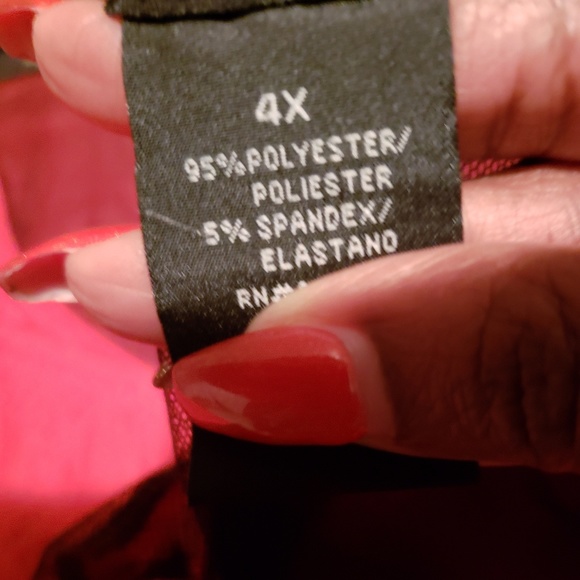 💲*SOLD*💲Womans Plus Size 4x Red Dress - Picture 8 of 8